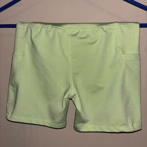 Women's Light Green Shorts